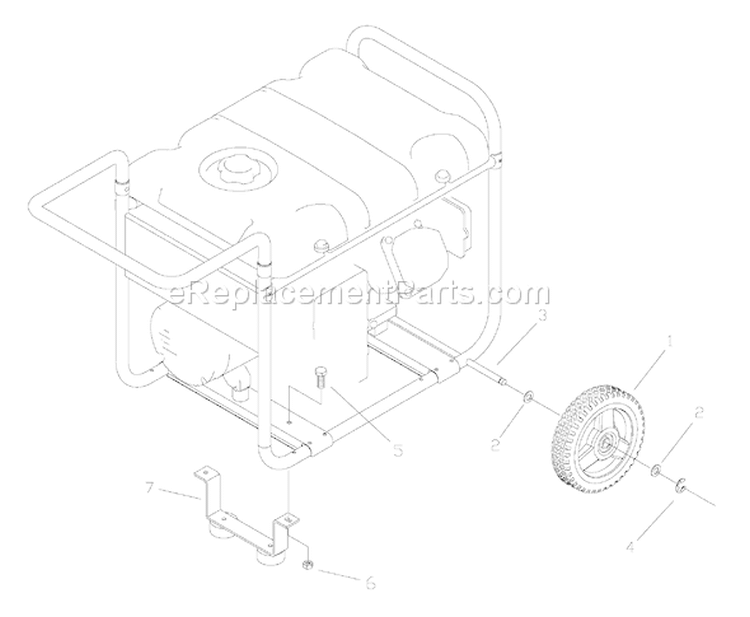Page D Diagram and Parts List for 030431-2  Briggs and Stratton Generator
